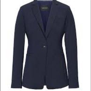Banana Republic Long & Lean washable wool blazer